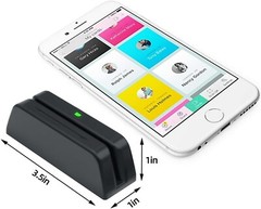 MSR123 3 Track Magnetic Stripe Swipe Reader POS Credit Card Swiper, USB Cable