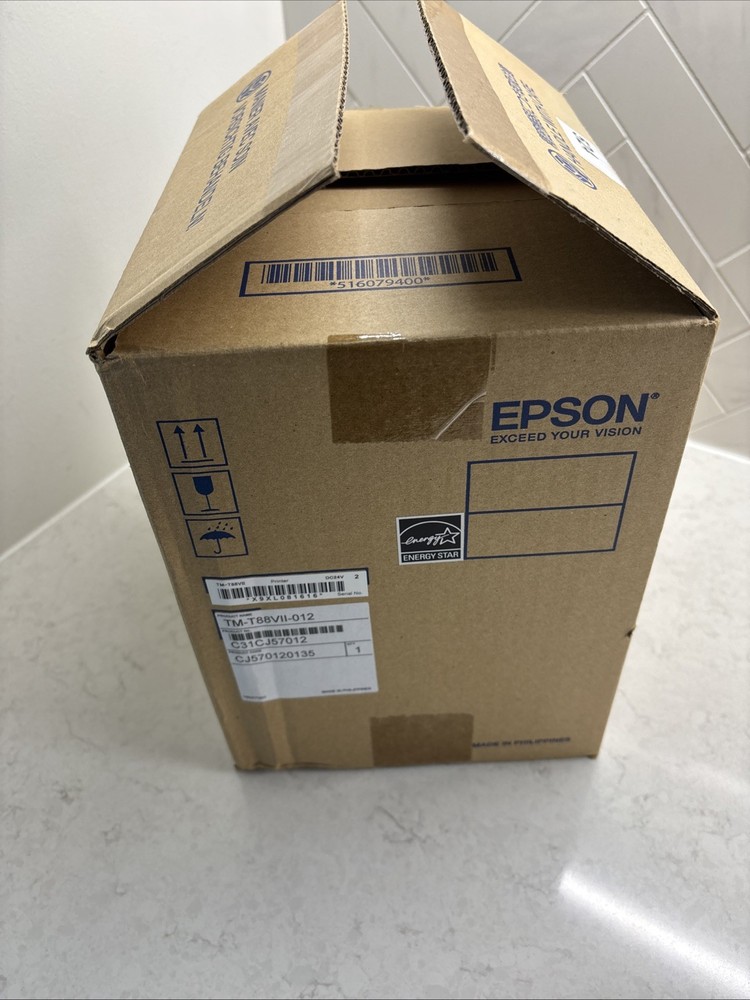 NEW OPEN BOX EPSON OmniLink TM-T88VII-C31CJ57012 Interface Thermal Printer