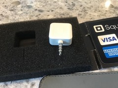 New Old Stock Square Credit Debit Card Reader White for Apple iPhone and Android