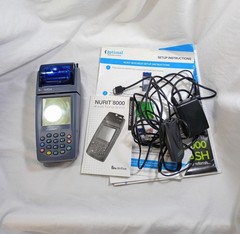 VeriFone Nurit 8020 Wireless Terminal GPRS Credit Debit Card Reader