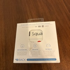 Square A-PKG-0206-01 Credit Debit Card Reader, White for Apple iPhone/Android