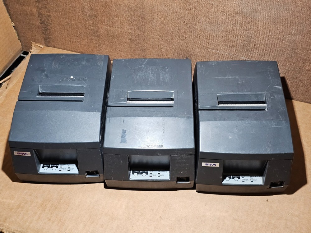 LOT OF 3 Epson TM-U325D M133A POS Dot Matrix Receipt Printer