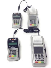 2x FIRST DATA FD130DUO Credit Card Machine w/ PinPad FD35 & Label Paper FREESHIP