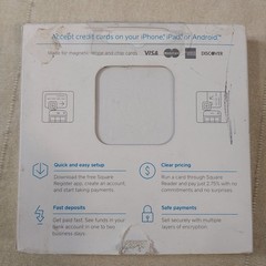 Mag Strip Swiper & Chip Reader Combo Square C-Card Hardware 3.5mm Headphone Jack