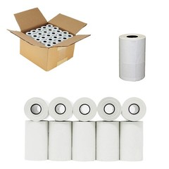 (5 Packs of 10 Rolls) 2 1/4 x 55 thermal paper rolls (50 Rolls – 55 GSM) Spec…