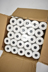 Lot of 50 Thermal Paper Rolls White 2.25″ x 85′ Unbranded Printing Accessory