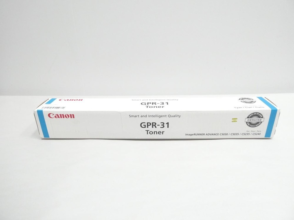 Genuine Oem Canon GPR-31 Cyan Toner Cartridge
