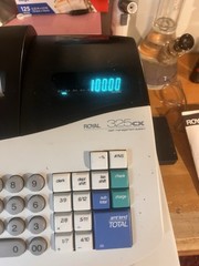 Royal 325CX Electric Cash Register Dual Displays, Tax Computation, Locking Draw…