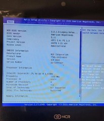 New NCR P1235 PCAP Touch Display POS PC System 1.6Ghz, 8GB,No SSD/OS/Bio/CC/PSU