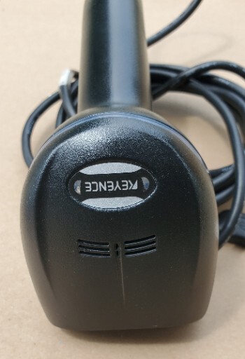 KEYENCE HR100 Barcode Scanner – Black Wired By USB To Computer