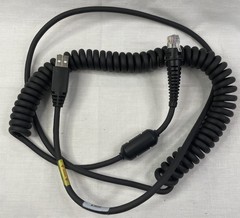 JADAK CBL-0163 REV C Coiled Cable 3225 : USB Type A (male) to RJ-style connector