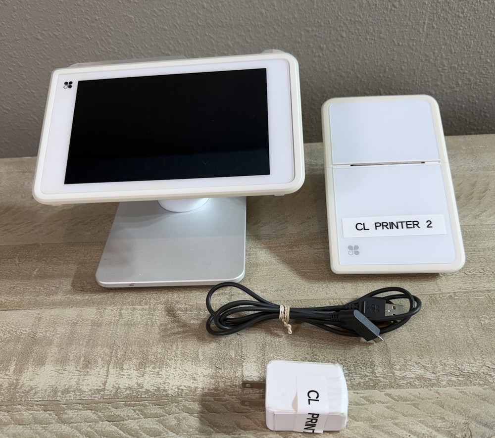 Clover POS System 3G/Credit Card Terminal And Printer “Read Description” Parts
