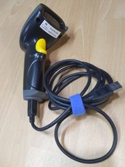 NADAMOO BUR3003 433MHz Wireless Barcode Scanner w/ Cord Tested Works 202205B