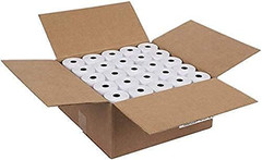 55GSM – Shrink Wrap 3 1/8 X230 Feet Clover Station Thermal Paper Rolls (1 CASE –