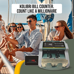 Money Counter Machine I LCD Display I Business Grade I Dollar, Euro I Advanced U
