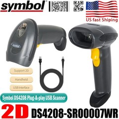 Symbol DS4208-SR00007WR Barcode Scanner Reader USB Plug-and-Play 1D/2D/PDF417