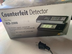 Royal Sovereign RCD-2000 Wired Four-Way Counterfeit Detector, Black “R1C”