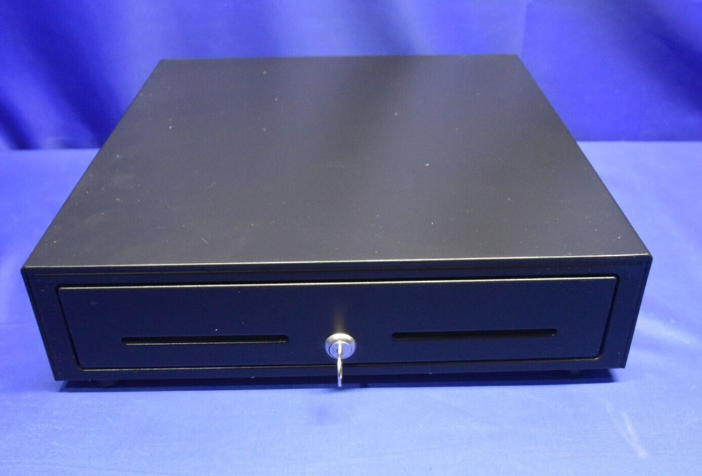 Touch Dynamic CD-BL-3000 Cash Drawer Black 16 W X 16 D 5 Bill & 8 Coin W/Key