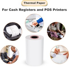 150 Rolls Case 2 1/4″ x 85′ Thermal Cash Registers Credit Card POS Receipt Paper