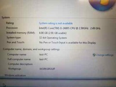 Fujitsu TeamPos 7000 Touch All-in-one Pos Core i5-2420S DDR3 4Gb