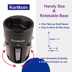 Automatic Coin Sorter 5 in 1 Coin Counter with Coin Wrappers, Sort Your Spare