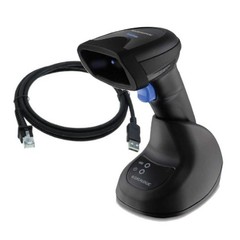 Datalogic QuickScan QBT2500-BK-BTK1 Wireless 1D 2D Barcode Scanner w/ Cradle USB