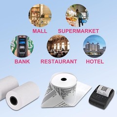 1/4″ Thermal Paper Tape 85′ Receipt Rolls 10 Count
