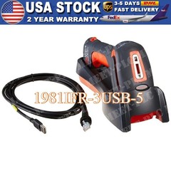 Honeywell 1981iFR-3USB-5 Granite 1981i Wireless Barcode Scanner w Cradle & Cable