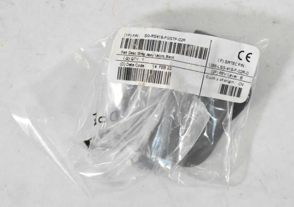 Motorola Scanner Replacement Finger Strap SG-RS419-FGSTP-02R Black Orange