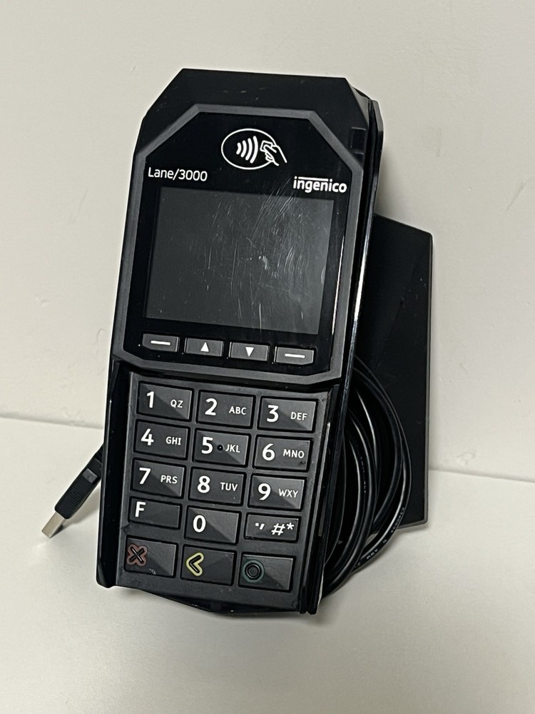 Ingenico Lane/3000 USB Credit Card Reader Machine Terminal Pin Pad w/USB – READ