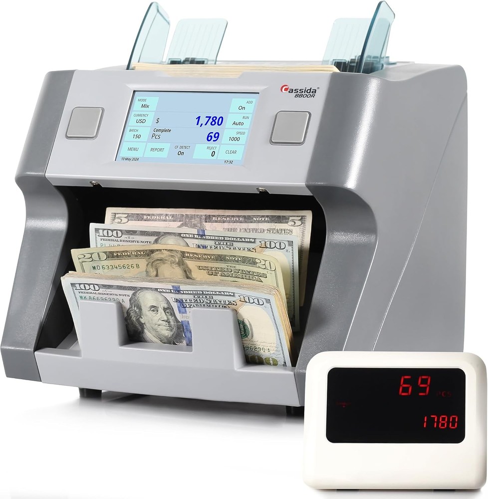 Cassida 8800R V2 USA Premium Bank-Grade Mixed Denomination Money 8800r
