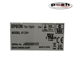 Epson M129H TM-T88IV USB Thermal Receipt Printer White. Print test with 1 Line