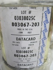 New Old Stock Datacard Gold Topping Foil – P/n 803067-203 1200 Feet