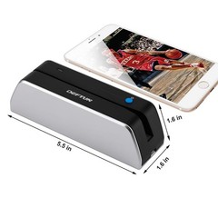Deftun Bluetooth MSR-X6(BT) MSRX6BT Stripe Card Reader Encoder Mini Black