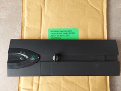 NCR RealPOS 7459 80XRT Terminal Front Charcoal / Grey Bezel Panel Cover & Key