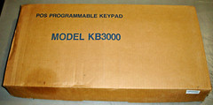 New Logic Controls KB3000 POS Keypad 176 Programmable Keys Keyboard KB2010 NOS