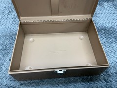 Rockaway Metal Products Corp Cash Lock Box Steel New York No Key 11x8x4