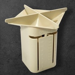 MMF Industries USA Coin Sorter Counter 4 Tube Tender Tray Beige Vintage Analog
