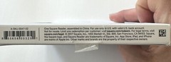 Square A-PKG-0206-01 Credit Debit Card Reader – White for Apple iPhone Android