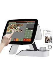 ZHONGJI® A7 Set-Double Touch Screen All-In-One POS Cash Register With Handheld S