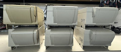 Lot of 6 Epson TM-U375 M63UA Dot Matrix POS Receipt Printer, For Parts or Repair