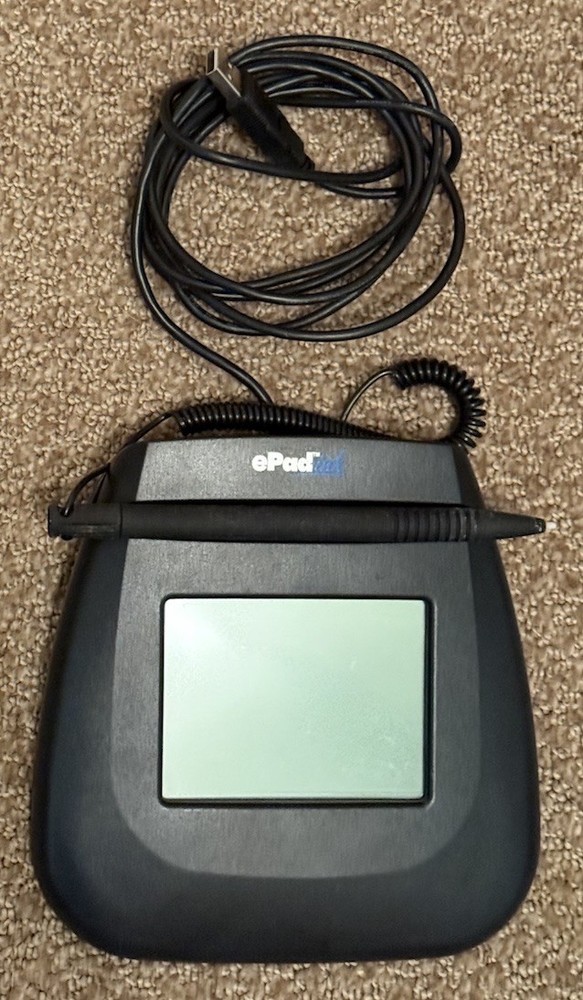 ePad Ink USB POS Signature Pad 54-64111 With Stylus Pen
