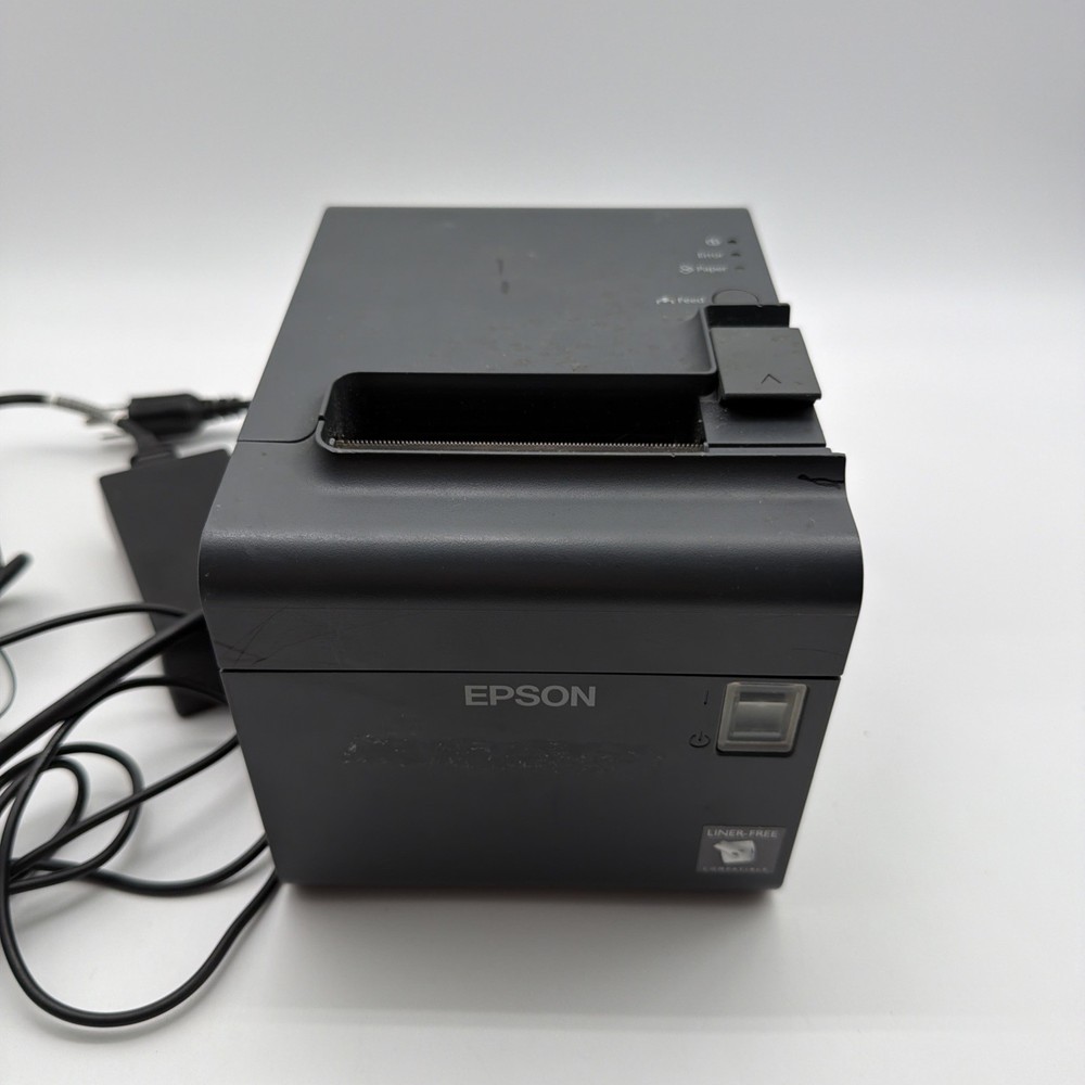 Epson TM-L90 Thermal Receipt Printer M313A W/Power Cable TESTED-WORKS