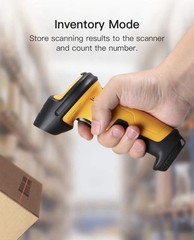 Inateck Barcode Scanner, Wireless Scanner, 2.4 GHz Adapter, 2600mAh Battery