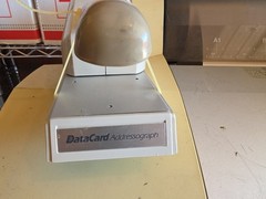 Addressograph Datacard Credit Card Imprinted
