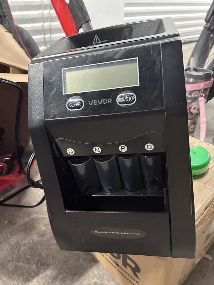 VEVOR USD Coin Sorter Machine 1¢ 5¢ 10¢ 25¢ Automatic Coin Counter