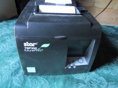Star TSP100 Eco Futureprnt USB POS Receipt Printer, Works, w/ USB & Power Cables