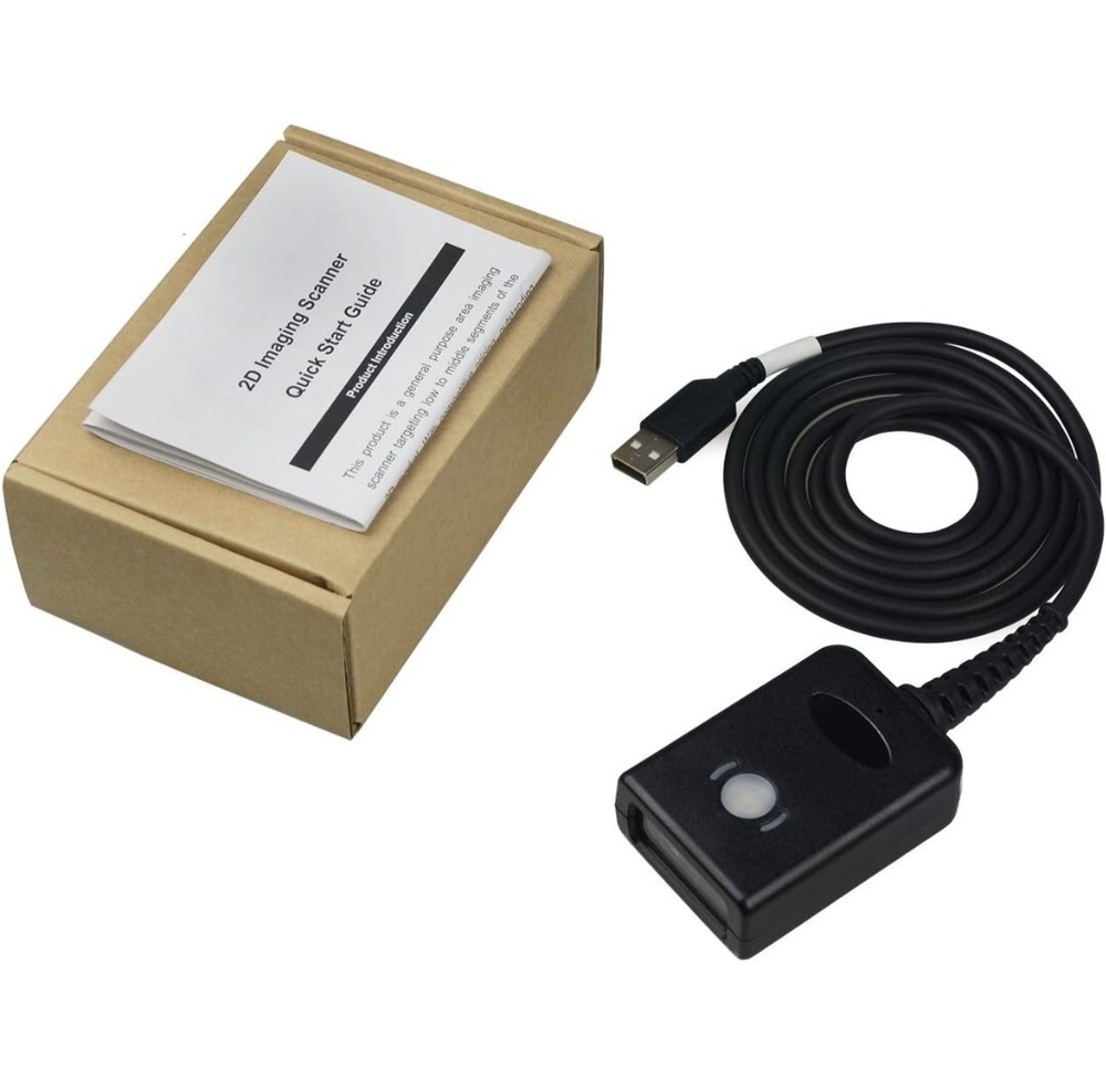 MS4100 Miniature POS Fixed Mount 2D QR Code COMS Barcode Scanner W/USB RS232