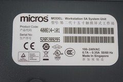 Micros WorkStation 5A Point of Sale System With Stand See Description