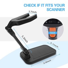 JRHC Universal Barcode Scanner Stand Hands Free Adjustable